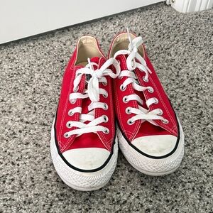 Converse Red and White Women's Sneakers